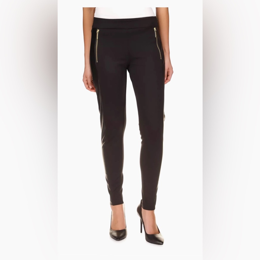 Michael Kors Women's Petite Faux Leather-Leggings